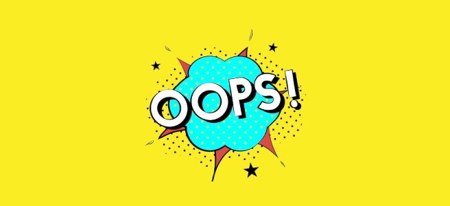 😨 Oops!… I did it&nbsp;again